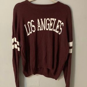 LA graphic sweater